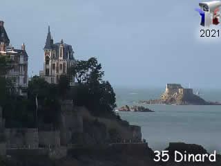 Webcam Dinard - Villa Rochebrune - via france-webcams.fr