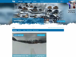 Aperçu de la webcam ID1080 : Météo des stations de ski - France - via france-webcams.fr