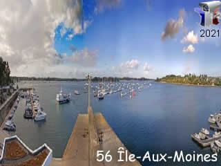 Aperçu de la webcam ID115 : Ile-Aux-Moines pano HD - via france-webcams.fr