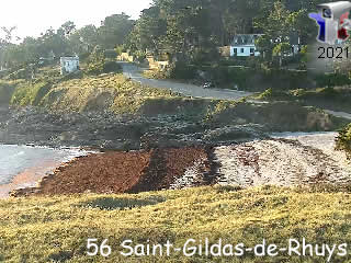Webcam Saint-Gildas-De-Rhuys  - La plage de port Maria - via france-webcams.fr