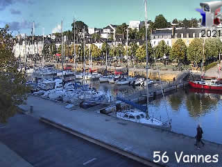 Webcam en direct du Port de Vannes, Golfe du Morbihan - via france-webcams.fr