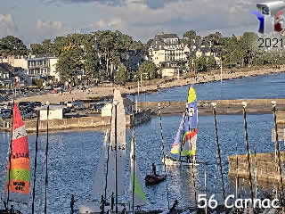 Webcam de Carnac sur le port - via france-webcams.com