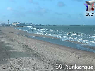 Webcam Dunkerque - Mer Ouest - via france-webcams.fr