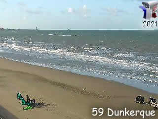 Webcam Dunkerque - Kite-Park - via france-webcams.fr