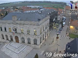 Webcam Hôtel de Ville de Gravelines - via france-webcams.fr