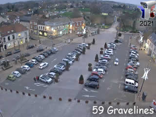 Aperçu de la webcam ID197 : Gravelines - place Albert Denvers - via france-webcams.fr