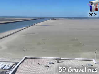 Webcam panoramique phare - Gravelines - via france-webcams.fr