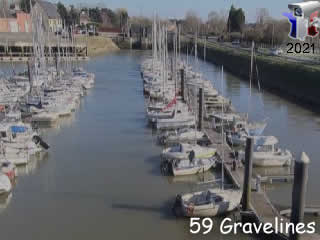 Aperçu de la webcam ID202 : Gravelines - bassin Vauban - pontons 5 et 6 - via france-webcams.fr