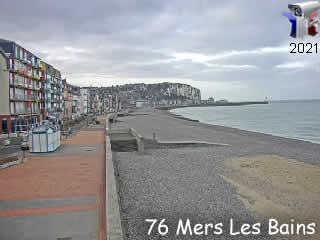 Aperçu de la webcam ID220 : Mers-Les-Bains - Esplanade - via france-webcams.fr