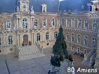 Aperçu de la webcam ID221 : Amiens - place de l'hôtel de ille - via france-webcams.fr