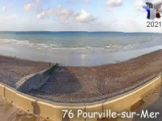 Webcam Pourville - Panoramique HD - via france-webcams.fr