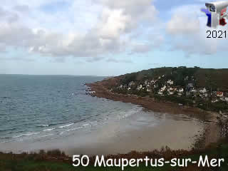 Aperçu de la webcam ID256 : Maupertus-sur-Mer - La Plage - via france-webcams.fr