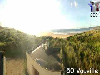 Webcam Vauville - Panoramique HD - via france-webcams.fr