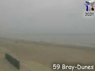Webcam Bray-Dunes - Mer Ouest - via france-webcams.fr