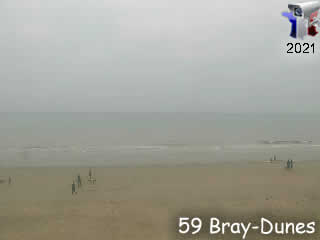 Webcam Bray-Dunes - Mer Nord - via france-webcams.fr