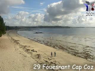 Webcam de Fouesnant - plage du Cap Coz - via france-webcams.fr
