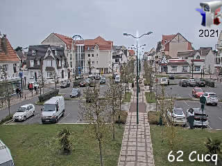 Aperçu de la webcam ID283 : Cucq - Place Jean Sapin - via france-webcams.fr
