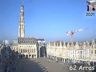 Aperçu de la webcam ID292 : Arras - Place des héros - via france-webcams.fr