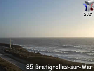 Webcam Bretignolles-sur-Mer - La Sauzaie - La plage - via france-webcams.fr