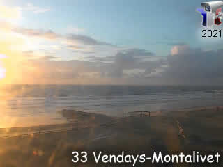 Aperçu de la webcam ID309 : Vendays-Montalivet - la plage - via france-webcams.fr