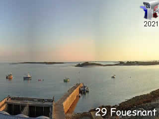 Webcam Fouesnant - Île Saint-Nicolas des Glénan - via france-webcams.fr