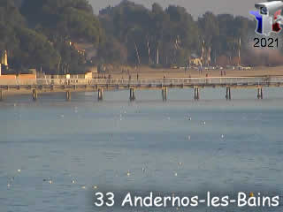 Webcam Aquitaine - Andernos-les-Bains - La jetée - via france-webcams.fr
