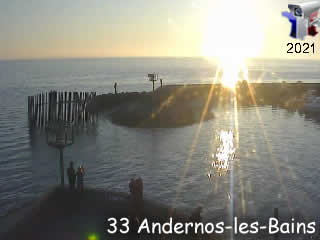 Webcam Aquitaine - Andernos-les-Bains - Le Port ostréicole - via france-webcams.fr