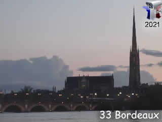 Webcam Aquitaine - Bordeaux - Basilique Saint-Michel - via france-webcams.fr