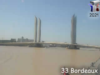 Aperçu de la webcam ID324 : Bordeaux - Pont Chaban-Delmas - via france-webcams.fr