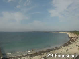 Aperçu de la webcam ID35 : Fouesnant - Pte de mousterlin - via france-webcams.fr