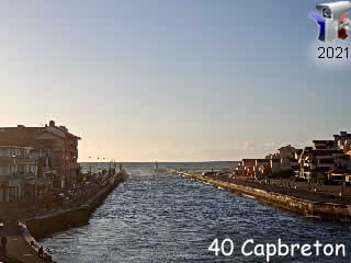 Webcam du port de Capbreton - Département des Landes - via france-webcams.fr
