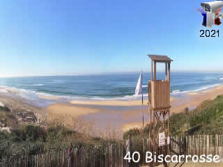 Webcam Aquitaine - Biscarrosse - Panoramique HD - via france-webcams.fr