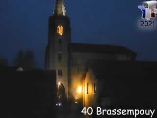 Webcam Aquitaine - Brassempouy - L'église - via france-webcams.fr