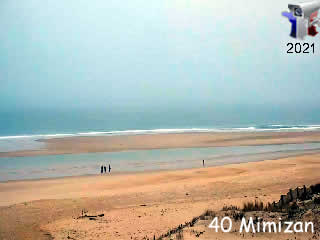Aperçu de la webcam ID400 : Mimizan - Plage Nord - via france-webcams.fr