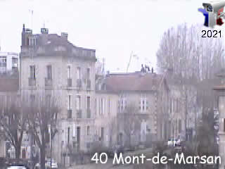 Aperçu de la webcam ID411 : Mont-de-Marsan - Le pont du commerce - via france-webcams.fr