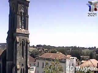 Webcam Aquitaine - Mugron - Panoramique vidéo Est - via france-webcams.fr