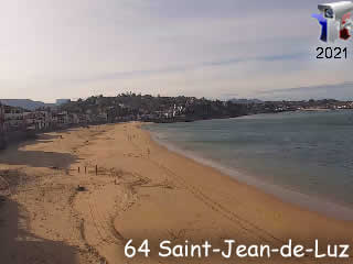 Aperçu de la webcam ID463 : Saint-Jean-de-Luz - Plage Donibane - via france-webcams.fr