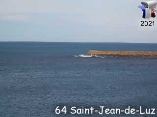 Webcam Aquitaine - Saint-Jean-de-Luz - Surf - via france-webcams.fr