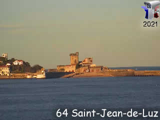 Webcam Aquitaine - Saint-Jean-de-Luz - Fort de socoa - via france-webcams.fr