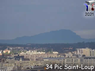 Aperçu de la webcam ID473 : Montpellier - Pic Saint-Loup - via france-webcams.fr