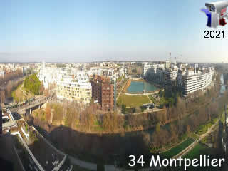 Webcam Languedoc-Roussillon - Montpellier - Panoramique HD - via france-webcams.fr
