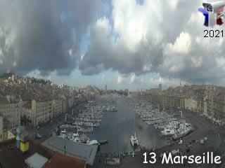 Aperçu de la webcam ID479 : Marseille - panoramique HD - via france-webcams.fr