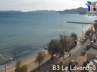Webcam Le Lavandou - Front de mer - via france-webcams.fr