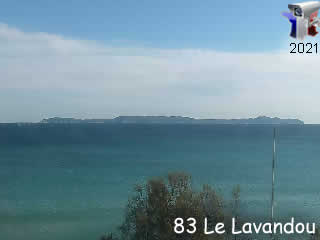 Webcam Le Lavandou - Les Iles d'Or - Hyères - via france-webcams.fr