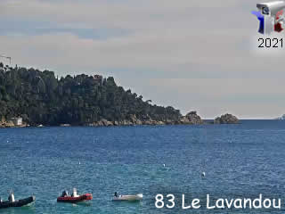 Webcam Le Lavandou - Cap Nègre - via france-webcams.fr