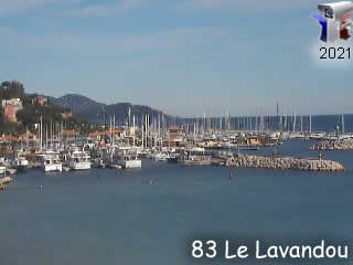 Webcam Le Lavandou - Port du Lavandou - via france-webcams.fr
