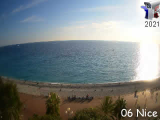 Webcam Nice - Promenade des Anglais en direct - via france-webcams.fr