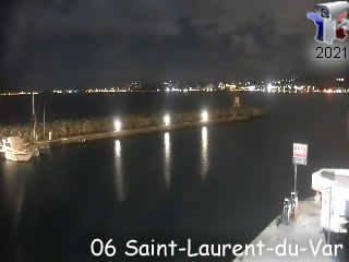 Webcam du port de Saint Laurent du Var en direct - via france-webcams.fr