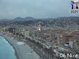 Webcam du vieux Nice, la capitale de la Côte d'Azur en direct - via france-webcams.fr