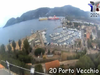 Webcam Porto Vecchio - Corse - France - Vision-Environnement - via france-webcams.fr